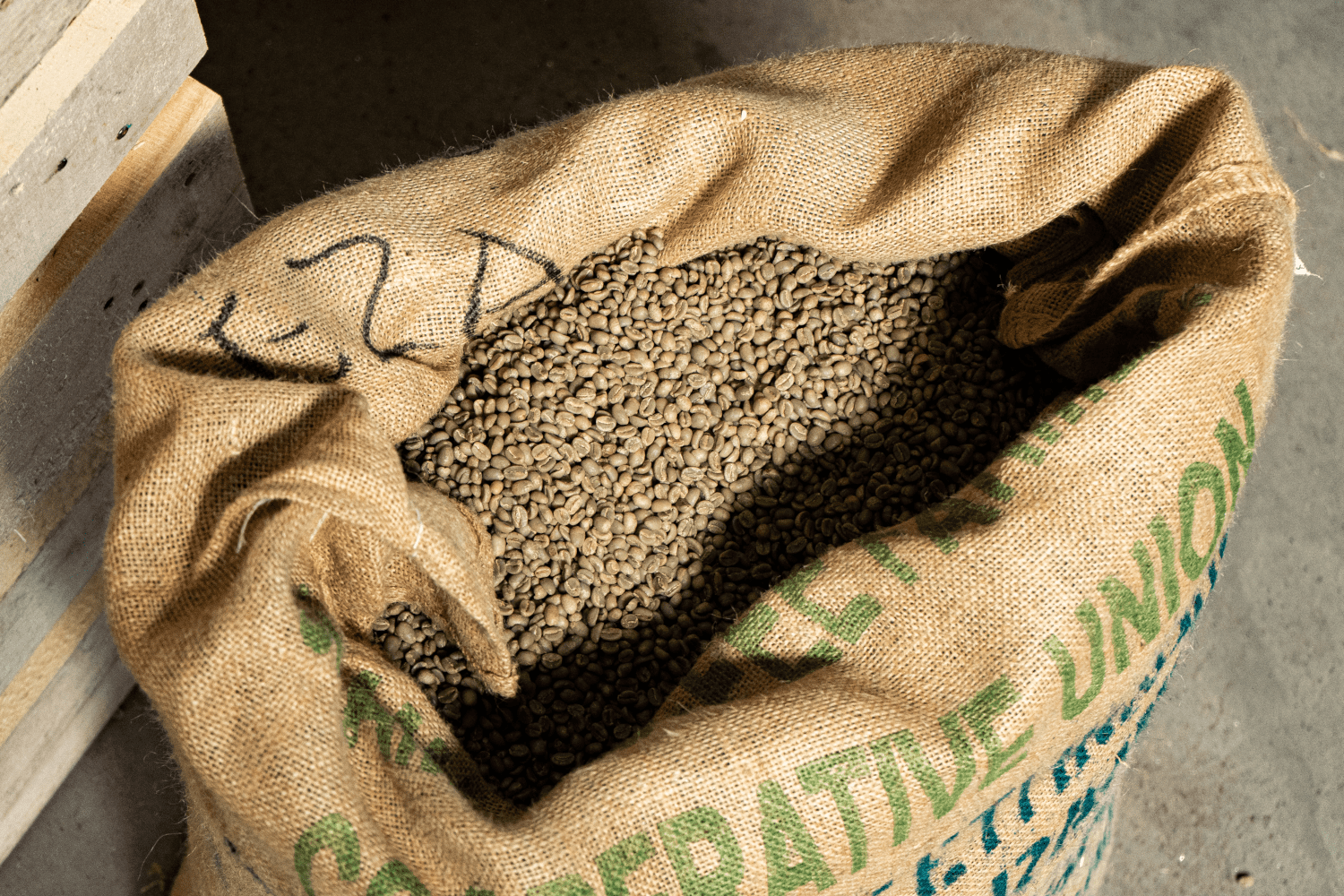 Rohkaffee aus Äthiopien "SIDAMO" SCFCU kbA